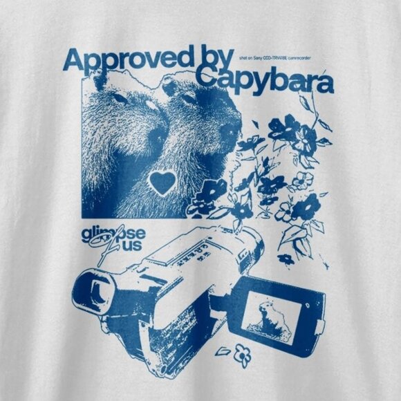 Capybara Approved By Capybara Cute Animal Lover Mammal Graphic Art T-Shirt 166 - Picture 2 of 5